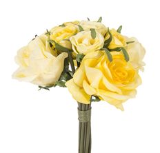 ROSE NOSEGAY BOUQUET YELLOW