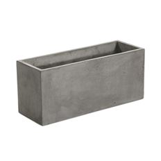 POTTERY 27.5X10X12" GREY NEWPO