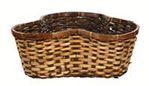 BASKET PEANUT TRIPLE 6" STAIN