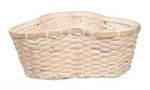 BASKET PEANUT TRIPLE 6" WHITEWASH