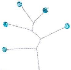 QUINTET RHINESTONE MERMAID 12/PK