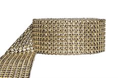 DIAMONDS 1.5"X5YD RIVER GOLD R