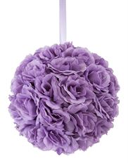 ROSE BALL 11" PURPLE W/HANGER