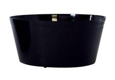 DISHGARDEN 8" BLACK PLASTIC EA