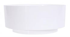 DESIGN BOWL 3.75&quot;H 8.5&quot;O WHITE