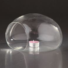 CANDLEHOLDER 8LX7WX4.5H'' 12/C