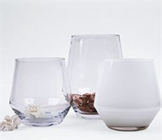 LANTERN VASE 6X6 CLEAR