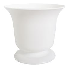 REVERE URN WHITE 9"H 11"O
