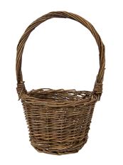 BASKET 6 UNPEELED WILLOW