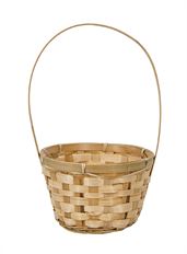 BASKET 6" NATURAL BAMBOO