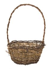 BASKET 8.5" TWIGGY VINE ROUND