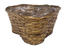 POTCOVER 6" TRIPLE TRIANGLE BROWN