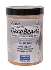 DECO BEADS 8OZ JAR YELLOW