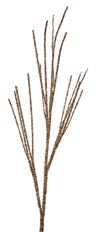 LONG GLITTER BRANCH 42" CHOC