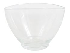 BOWL OVAL 7.5X6X5.5" CLEAR