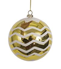 BALL VP 100MM CHEVRON GLD/WHT PK4