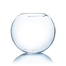 BUBBLE BOWL 16&quot;D CLEAR