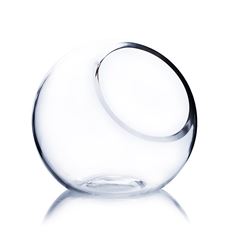 BUBBLE BOWL 5.5" SLANT CLEAR