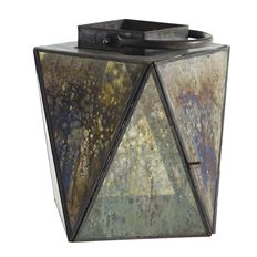 LANTERN 9X9X9" ANT MERCURY ELUSIVE