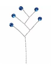 QUINTET RHINESTONE ROYAL BLUE 12/PK