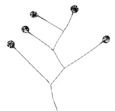 QUINTET RHINESTONE BLACK DIAMOND 12