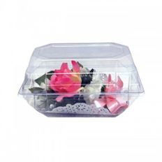 BOX CORSAGE CLEAR 8X5X4" 100/CS