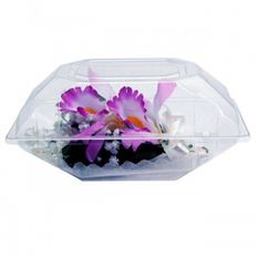 BOX CORSAGE CLEAR 9X5X4" 100/CS