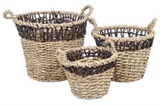 BASKET ROUND SET OF 3