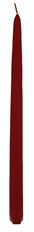 CANDLE TAPER 12" POMEGRANATE 12/BOX