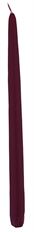 CANDLE TAPER 15" BURGUNDY 12/BOX