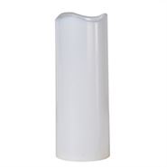 CANDLE PILLAR 3X7.8"H LED WHITE