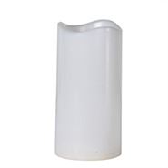 CANDLE PILLAR 3X6"H LED WHITE