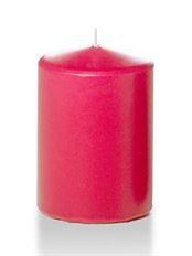 CANDLE PILLAR 3X3 BERRY