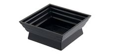 PLANTER 6 SQUARE BLACK