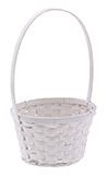 BASKET 6.5" WHITE ROUND EACH