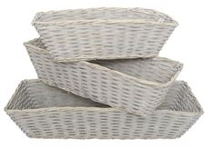 BASKET WILLOW RECTANGLE SET/3