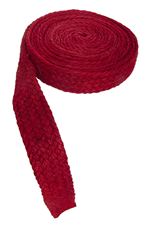 JUTE RIBBON 1.25"X5 YDS RED RIBBON