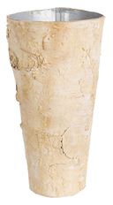 BIRCH VASE 9" W ZINC LINER