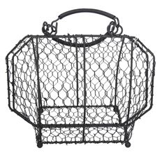 PURSE BLACK WIRE 7X5" BLACK