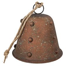 METAL BELL RUST 9.5"