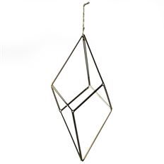 METAL TALLANDSIA HANGER 7"X7"X13"