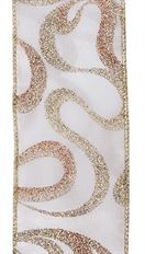 RIBBON SAYRA 40X10YD WHITE DISC