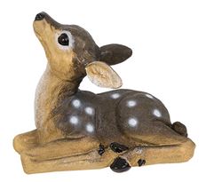 RESIN FAWN 7.5"X10" NATURAL
