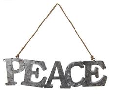 METAL PEACE 10" SILVER