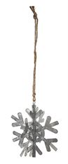 SNOWFLAKE METAL 6" 3-D