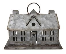ORNAMENT 6.25" HOUSE TIN