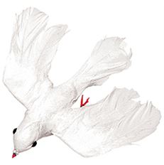 DOVE 5" WITH FEATHERS