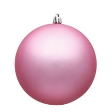 ORNAMENT 100MM BALL MATTE ROSE PINK