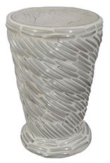 JULEP CUP 4.5" GLASS IVORY MINT