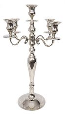 CANDELABRA 30" SLVR 5BR WBWL